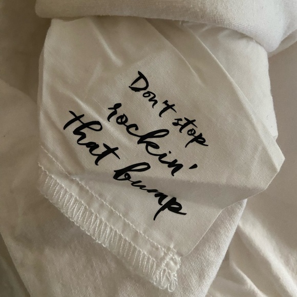 aglow Maternity Size 16 Shorts full coverage belly band White Denim - Picture 3 of 7